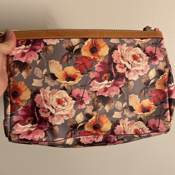 Cavalcanti leather Floral Handbag made in Italy - Picture 3 of 5